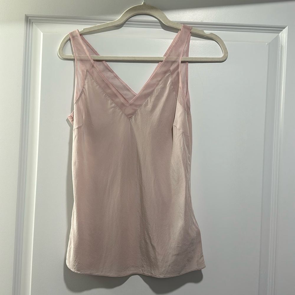 Silk Ted baker tank with mesh detail